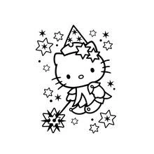 Coloriage Hello Kitty (Animé et Manga) #36847 à imprimer et colorier