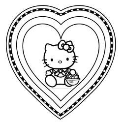 Coloriage Hello Kitty (Animé et Manga) #36873 à imprimer et colorier