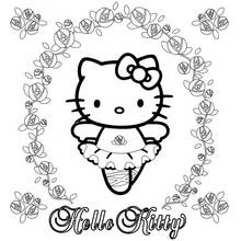 Coloriage Hello Kitty (Animé et Manga) #36992 à imprimer et colorier