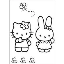 Coloriage Hello Kitty (Animé et Manga) #37045 à imprimer et colorier