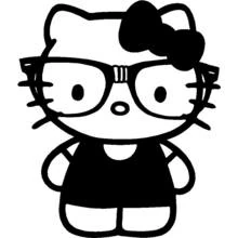 Dessin à colorier: Hello Kitty (Animé et Manga) #37052 - Coloriages à Imprimer Gratuits