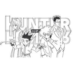 Dessin à colorier: Hunter x Hunter (Animé et Manga) #201182 - Coloriages à Imprimer Gratuits