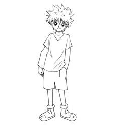 Dessin à colorier: Hunter x Hunter (Animé et Manga) #201202 - Coloriages à Imprimer Gratuits