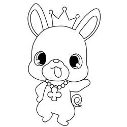 Dessin à colorier: Jewelpet (Animé et Manga) #195872 - Coloriages à Imprimer Gratuits