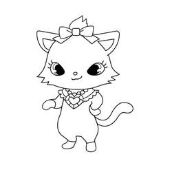 Dessin à colorier: Jewelpet (Animé et Manga) #195876 - Coloriages à Imprimer Gratuits