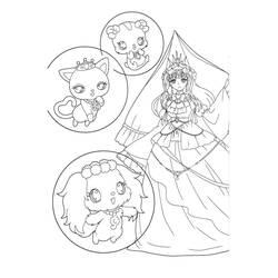 Dessin à colorier: Jewelpet (Animé et Manga) #195878 - Coloriages à Imprimer Gratuits
