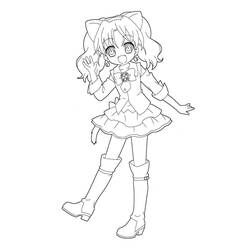 Dessin à colorier: Jewelpet (Animé et Manga) #195895 - Coloriages à Imprimer Gratuits
