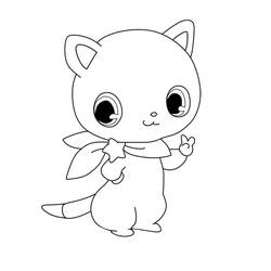 Dessin à colorier: Jewelpet (Animé et Manga) #195898 - Coloriages à Imprimer Gratuits