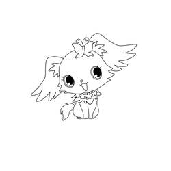 Dessin à colorier: Jewelpet (Animé et Manga) #195899 - Coloriages à Imprimer Gratuits