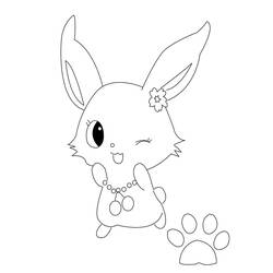 Dessin à colorier: Jewelpet (Animé et Manga) #195908 - Coloriages à Imprimer Gratuits
