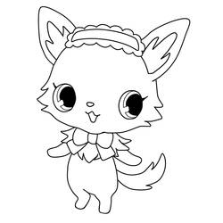 Dessin à colorier: Jewelpet (Animé et Manga) #37657 - Coloriages à Imprimer Gratuits