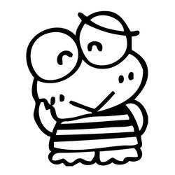Dessins à colorier: Keroppi - Coloriages à Imprimer Gratuits