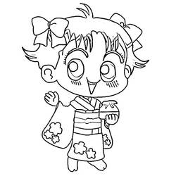 Dessins à colorier: Kocchi Muite Miiko - Coloriages à Imprimer Gratuits
