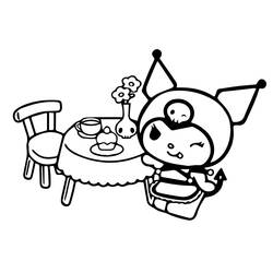 Dessins à colorier: Kuromi - Coloriages à Imprimer Gratuits