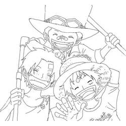 Dessins à colorier: Luffy - Coloriages à Imprimer Gratuits