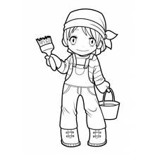 Coloriage Mangas (Animé et Manga) #42604, dessin gratuit prêt à imprimer