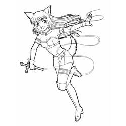 Dessin à colorier: Mangas (Animé et Manga) #42608 - Coloriages à Imprimer Gratuits