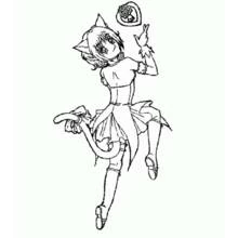 Dessin à colorier: Mew Mew Power (Animé et Manga) #46175 - Coloriages à Imprimer Gratuits