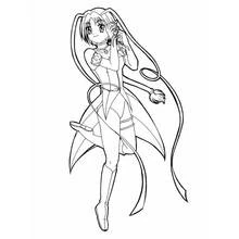 Dessin à colorier: Mew Mew Power (Animé et Manga) #46187 - Coloriages à Imprimer Gratuits