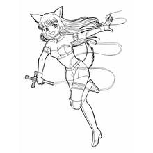 Dessin à colorier: Mew Mew Power (Animé et Manga) #46189 - Coloriages à Imprimer Gratuits