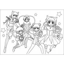 Dessin à colorier: Mew Mew Power (Animé et Manga) #46288 - Coloriages à Imprimer Gratuits
