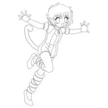 Dessin à colorier: Mew Mew Power (Animé et Manga) #46306 - Coloriages à Imprimer Gratuits