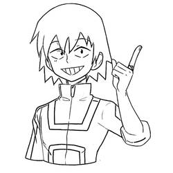 Dessin à colorier: My Hero Academia (Animé et Manga) #176022 - Coloriages à Imprimer Gratuits