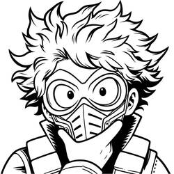 Coloriage My Hero Academia (Animé et Manga) #218539 à imprimer et colorier