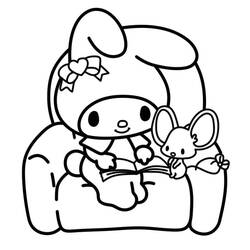 Dessins à colorier: My Melody - Coloriages à Imprimer Gratuits