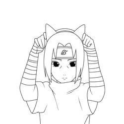 Illustration au trait Naruto (Animé et Manga) #171473 prête à colorier