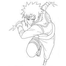 Dessin à colorier: Naruto (Animé et Manga) #38076 - Coloriages à Imprimer Gratuits