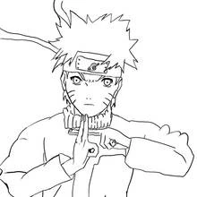 Dessin à colorier: Naruto (Animé et Manga) #38114 - Coloriages à Imprimer Gratuits
