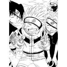 Dessin à colorier: Naruto (Animé et Manga) #38380 - Coloriages à Imprimer Gratuits