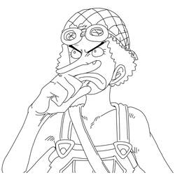 Dessin à colorier: One Piece (Animé et Manga) #215207 - Coloriages à Imprimer Gratuits