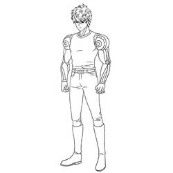 Dessins à colorier: One Punch Man - Coloriages à Imprimer Gratuits