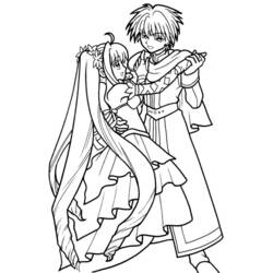 Dessin à colorier: Pichi Pichi Pitch: Mélodie des sirènes (Animé et Manga) #53651 - Coloriages à Imprimer Gratuits