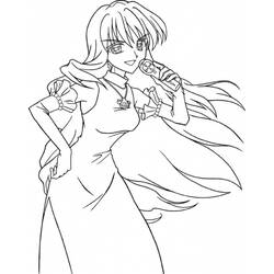 Dessin à colorier: Pichi Pichi Pitch: Mélodie des sirènes (Animé et Manga) #53662 - Coloriages à Imprimer Gratuits