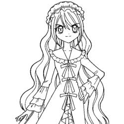 Dessin à colorier: Pichi Pichi Pitch: Mélodie des sirènes (Animé et Manga) #53669 - Coloriages à Imprimer Gratuits