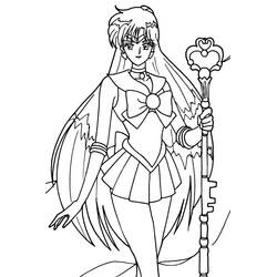 Coloriage Sailor Moon (Animé et Manga) #182980 à imprimer et colorier