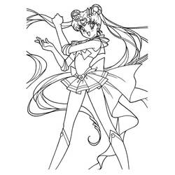 Coloriage Sailor Moon (Animé et Manga) #183016 à imprimer et colorier