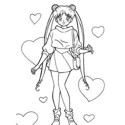 Coloriage Sailor Moon (Animé et Manga) #183028 à imprimer et colorier