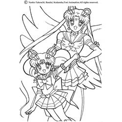 Coloriage Sailor Moon (Animé et Manga) #50244 à imprimer et colorier