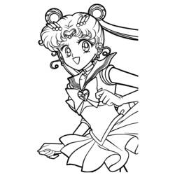Dessin à colorier: Sailor Moon (Animé et Manga) #50255 - Coloriages à Imprimer Gratuits