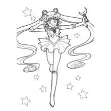 Dessin à colorier: Sailor Moon (Animé et Manga) #50308 - Coloriages à Imprimer Gratuits