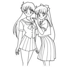 Dessin à colorier: Sailor Moon (Animé et Manga) #50319 - Coloriages à Imprimer Gratuits