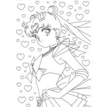 Dessin à colorier: Sailor Moon (Animé et Manga) #50339 - Coloriages à Imprimer Gratuits