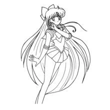 Dessin à colorier: Sailor Moon (Animé et Manga) #50352 - Coloriages à Imprimer Gratuits