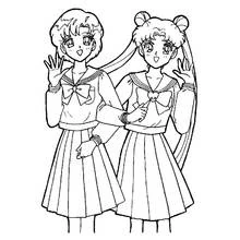 Dessin à colorier: Sailor Moon (Animé et Manga) #50355 - Coloriages à Imprimer Gratuits