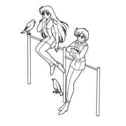 Coloriage Sailor Moon (Animé et Manga) #50375 à imprimer et colorier