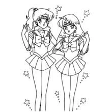 Coloriage Sailor Moon (Animé et Manga) #50396 à imprimer et colorier